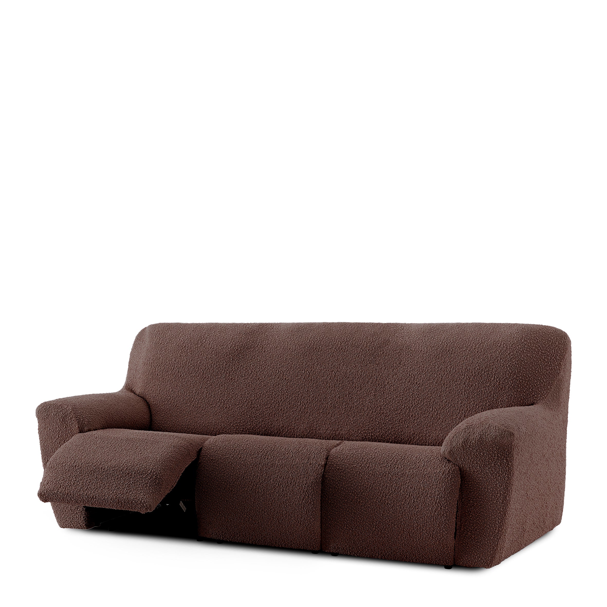 Funda sofá relax premium roc 3 plazas de 3 asientos marrón