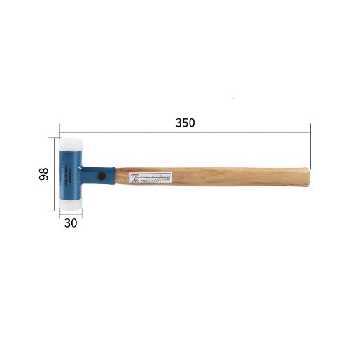 Silverline 456887 Maillet Anti-Rebond 907g - Maillet Avec Tête Billes D'Acier Et Manche Confortable