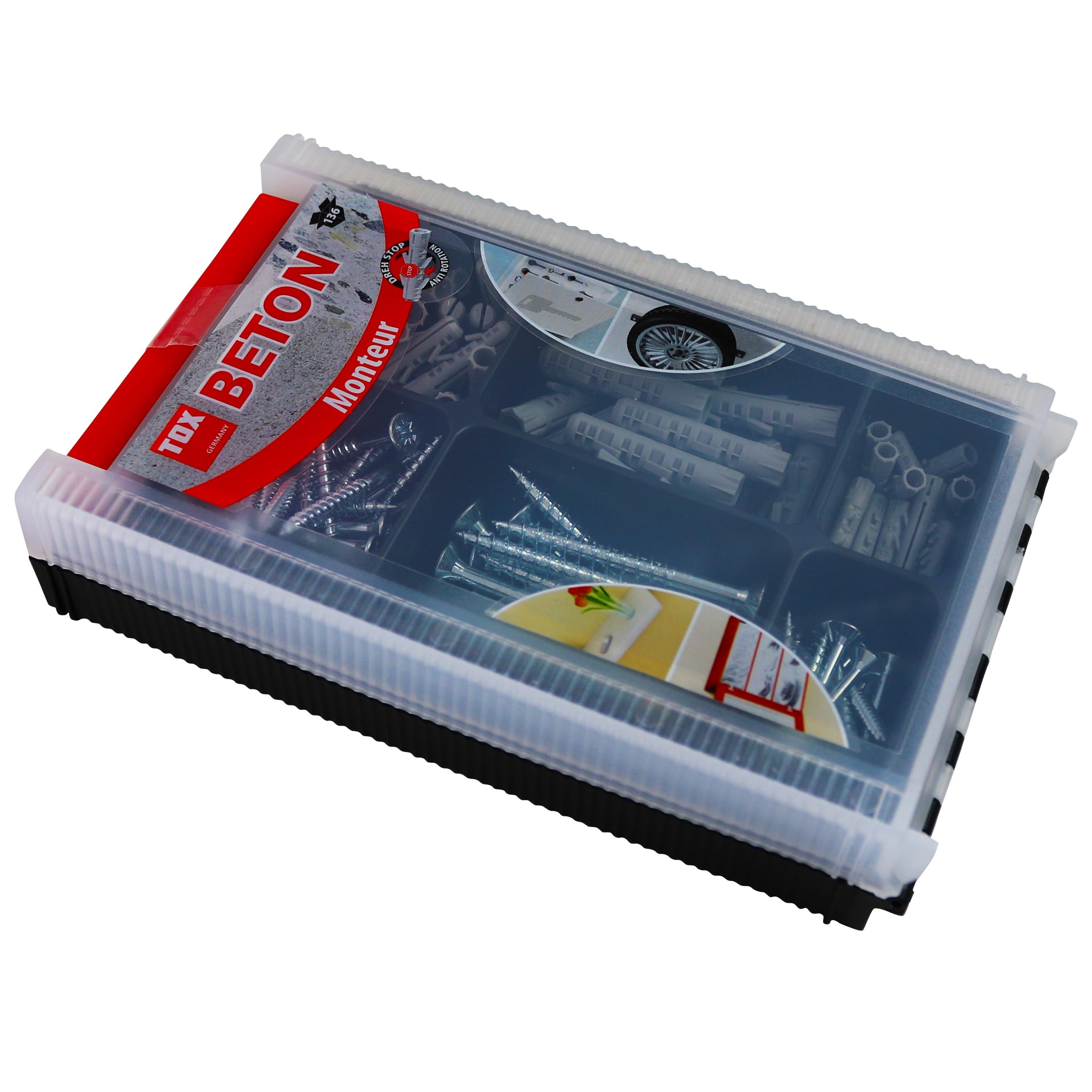 TOX Assortiment Standard Monteur Béton 136 pièces - 2