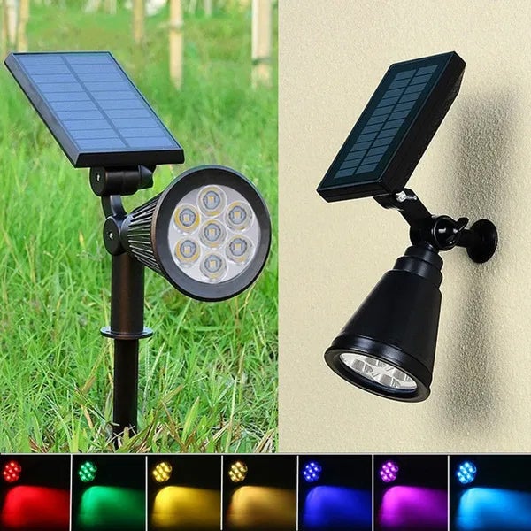 Illuminazione solare a led impermeabile, 4 pezzi, per terrazza, recinto
