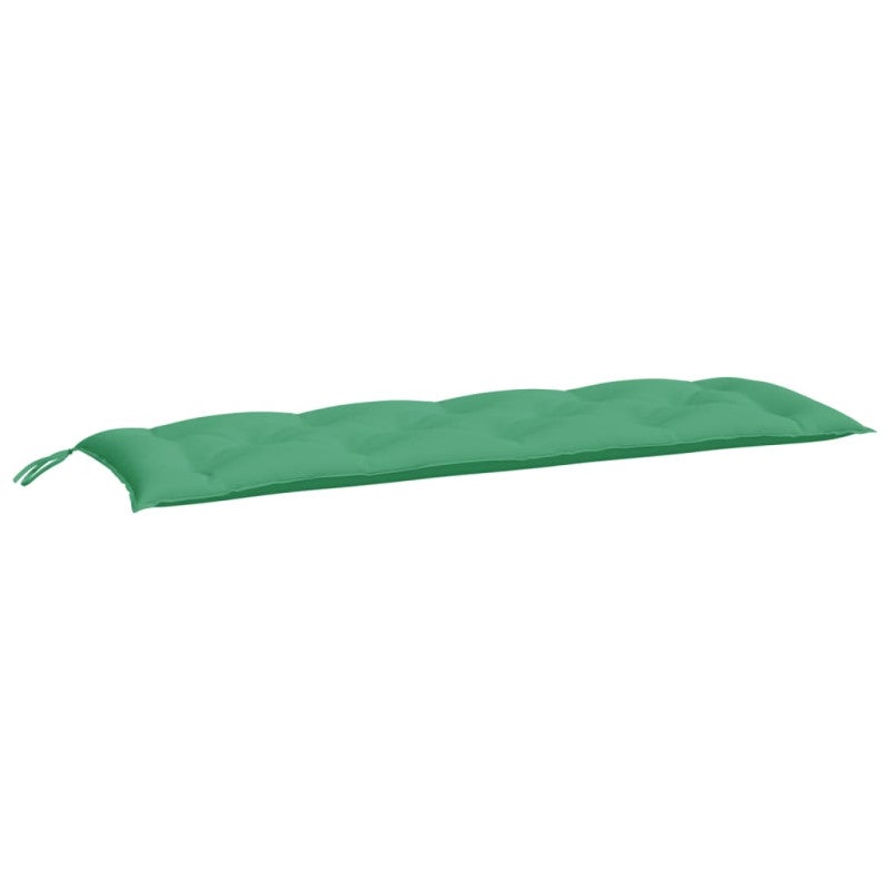 Coussin de banc de jardin vert 150x50x7 cm tissu oxford - 2