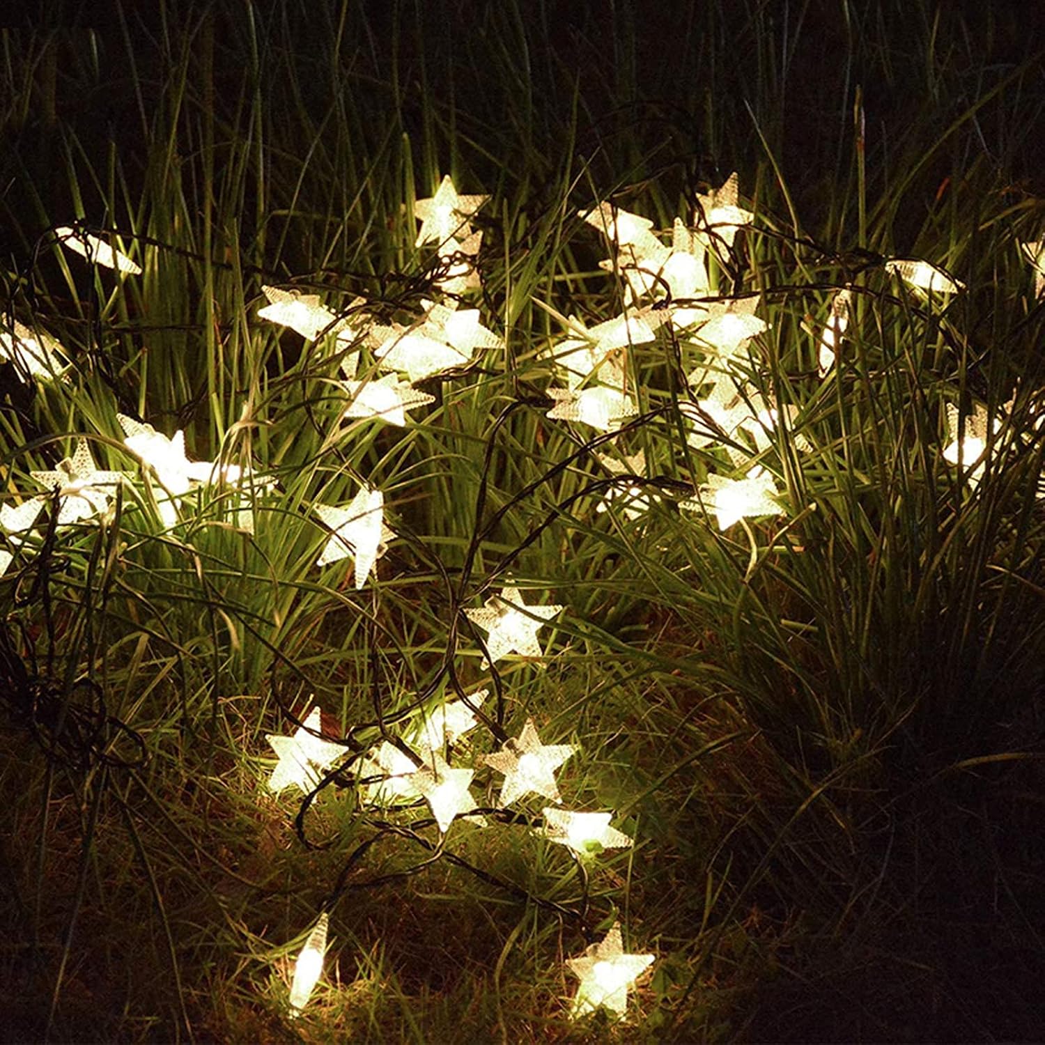 Catena Luminosa Esterno Con Pannello Solare 30 Lampadine 10MT Luce Bianca B0540 70205096