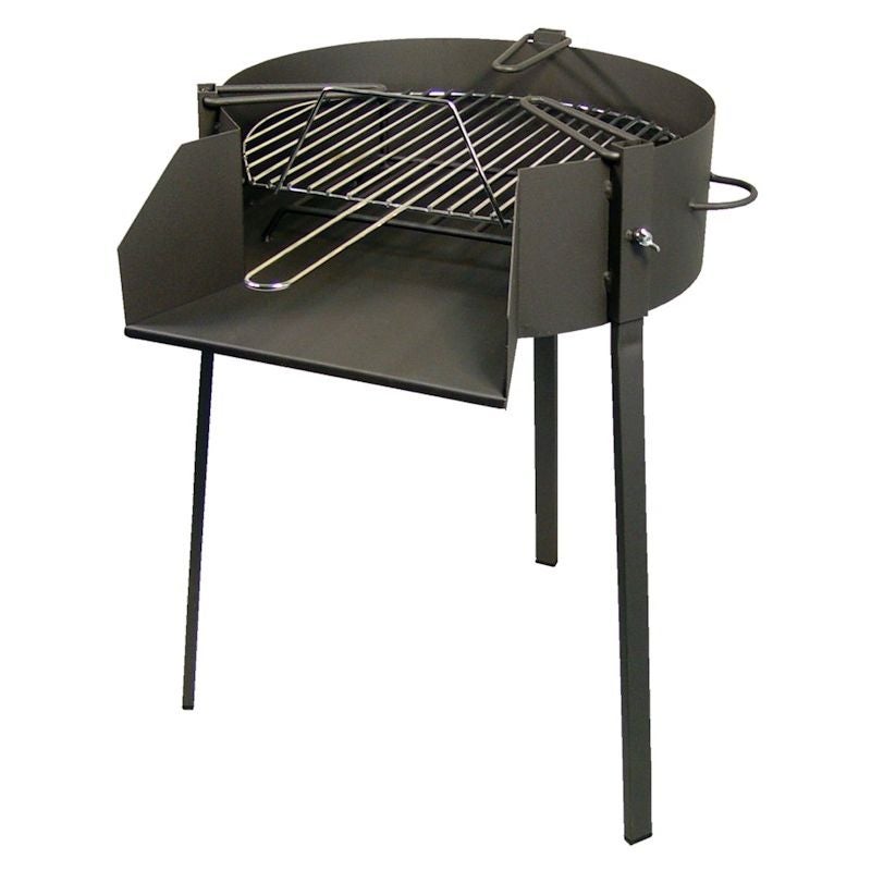 Cassetto Barbecue IMEX EL ZORRO - 46x41x35 Cm, Nero, Per Legna E Carbone, Con Griglia - Foto 10