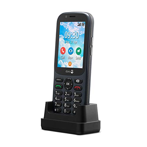 Doro 730X Seniorenhandy In Graphit – Stoß- & Wasserfest (IP54), Mit Notruftaste, Großer Tastatur, HD Voice