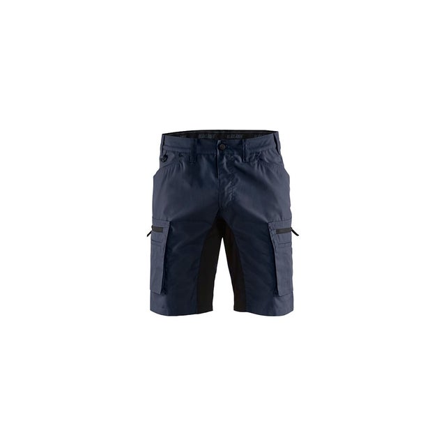 Short maintenance +stretch Marine foncé/Noir - Blaklader - Taille 44