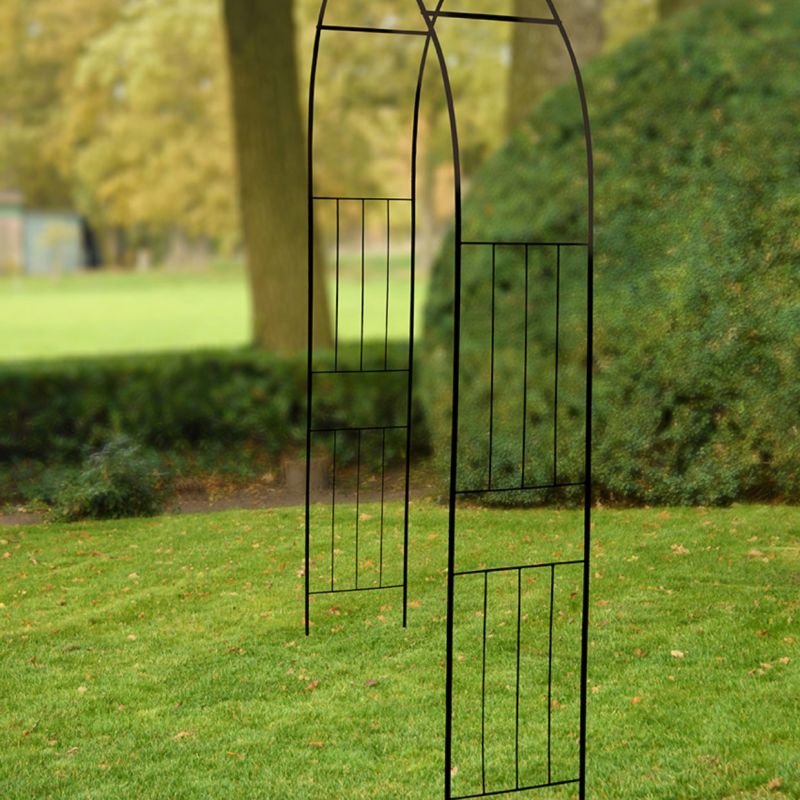 Arche ronde metal pour décor floral 218 cm - 3