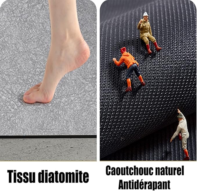 Tapis Drainage Vaisselle Tapis D'Égouttoir Caoutchouc Alimentaire - Lot De 2 - Antidérapant Pour Évier Cuisine Ou Salle De Bain - 25x30cm Egoutoire Vaisselle Cuisine