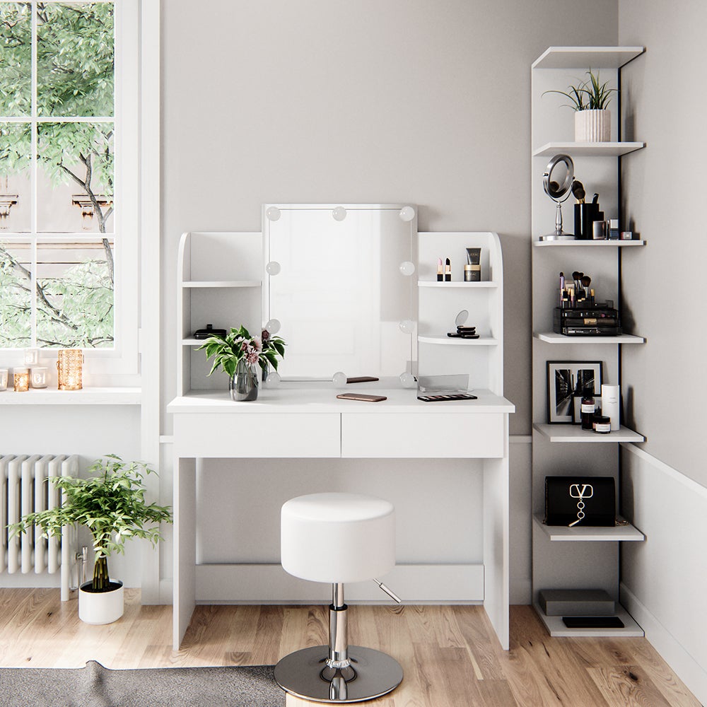 Vicco Étagère Paolo, Blanc, 30x190cm - 4