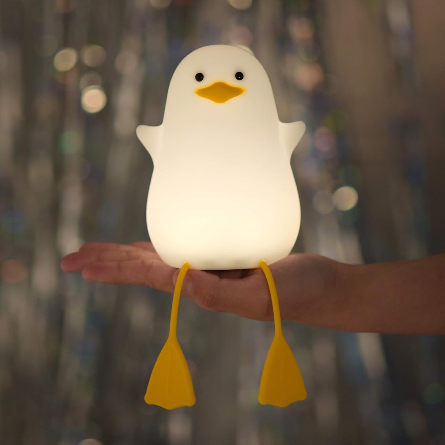 Lampka nocna z możliwością przełączania między światłem białym, ciepłym białym i złamaną bielą, regulowana jasność, lampka nocna z czujnikiem ruchu,