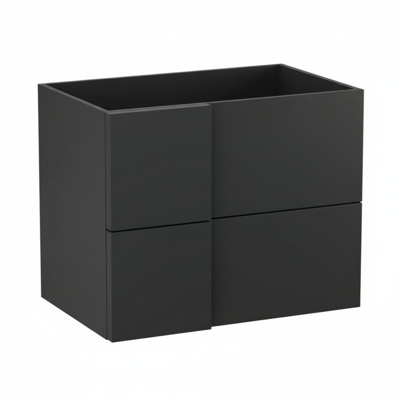 Szafka pod umywalkę wpuszczaną EDGE 70 cm antracyt półmat