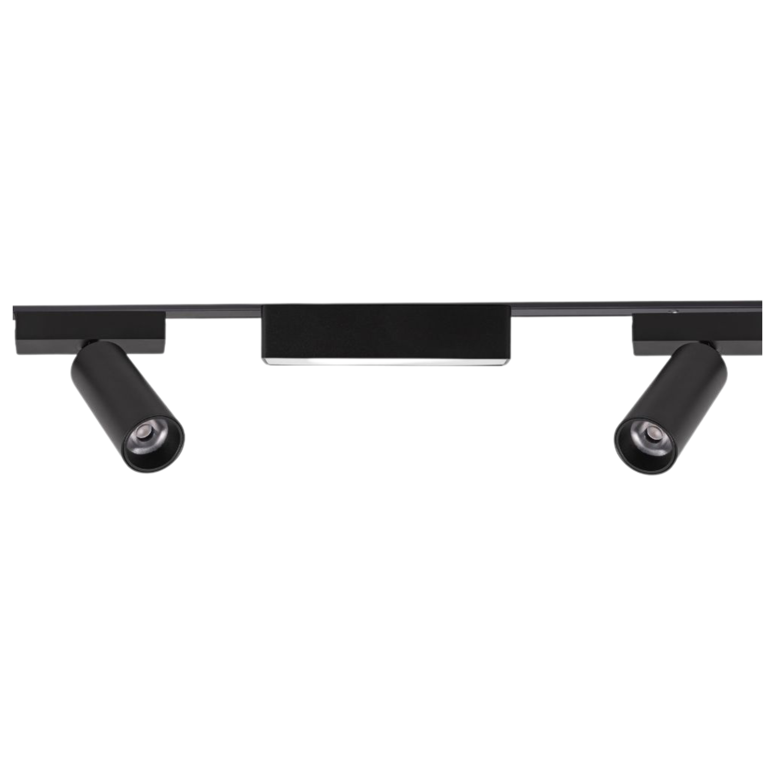 Zestaw oświetlenia szynowego LED Czarny RUCHOMY system magnetyczny szyna 1m + 3 reflektory Lampa + SPOT 4000K - LEDHOFF