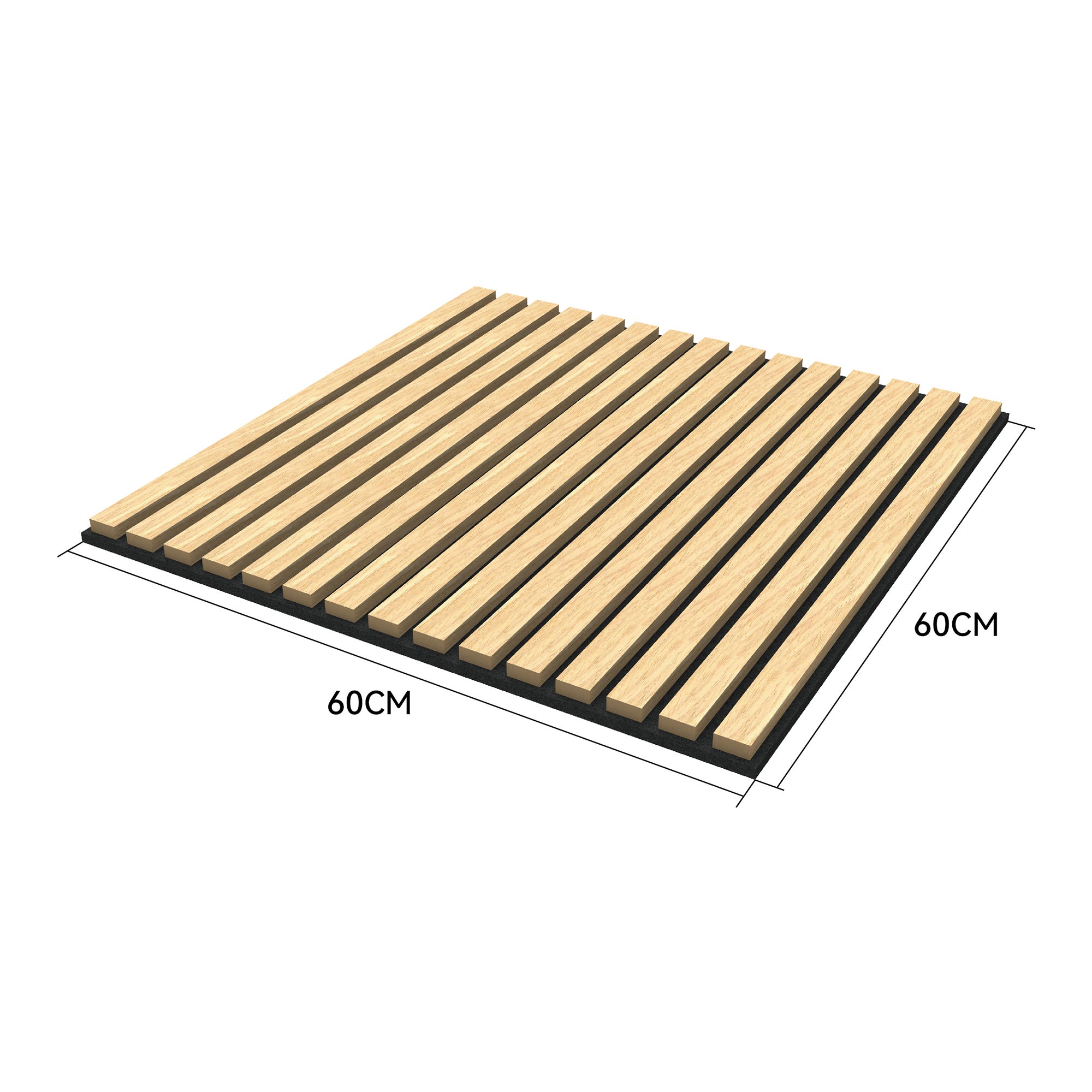 Lot de 4 panneaux acoustiques Vang 1,44 m² effet chêne, clair NEU.HOLZ - 5