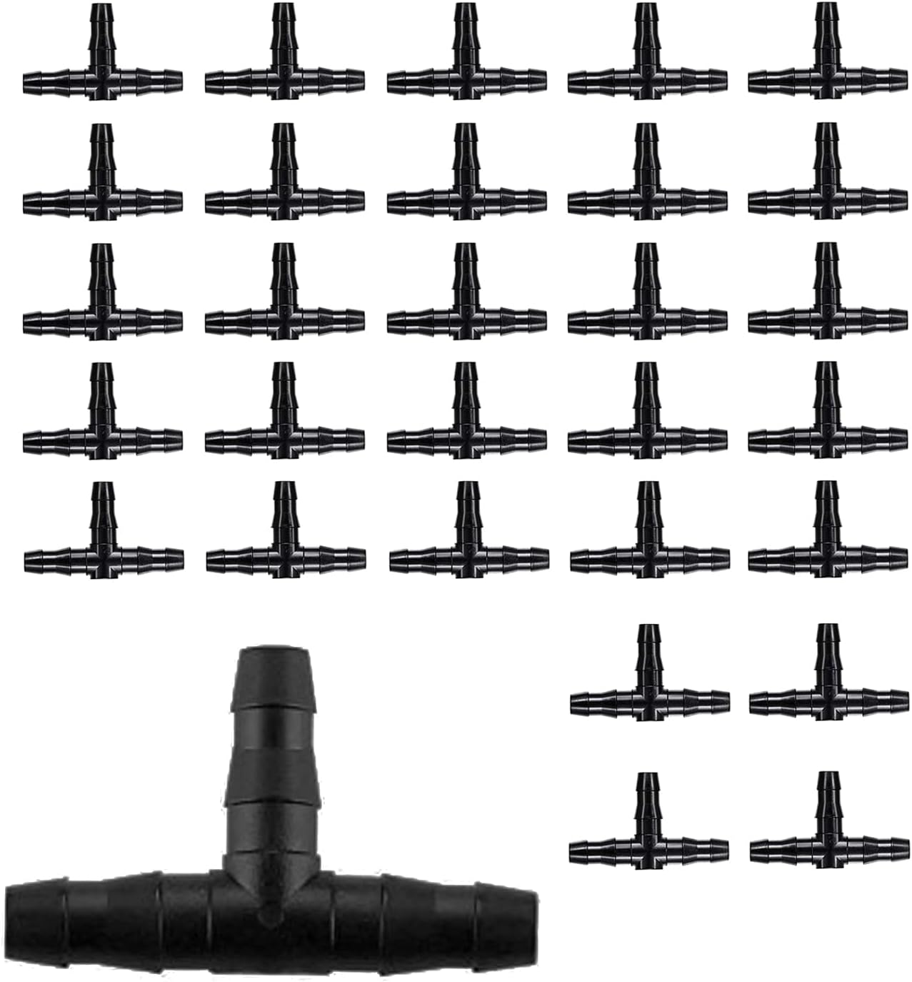 Lot De 100 Goutteurs D'eau Réglables à 360 Degrés à Huit/cinq Trous Pour Irrigation