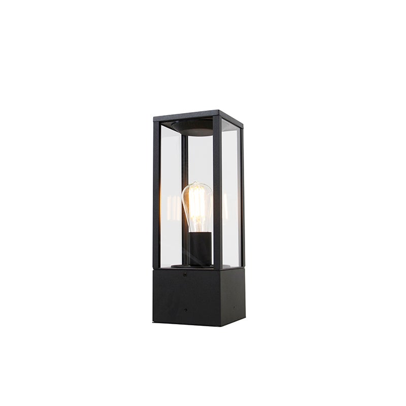 Lampe sur pied extérieur charlois - 1 lumière - L 14 cm - Noir - Design - Éclairage extérieur - 7