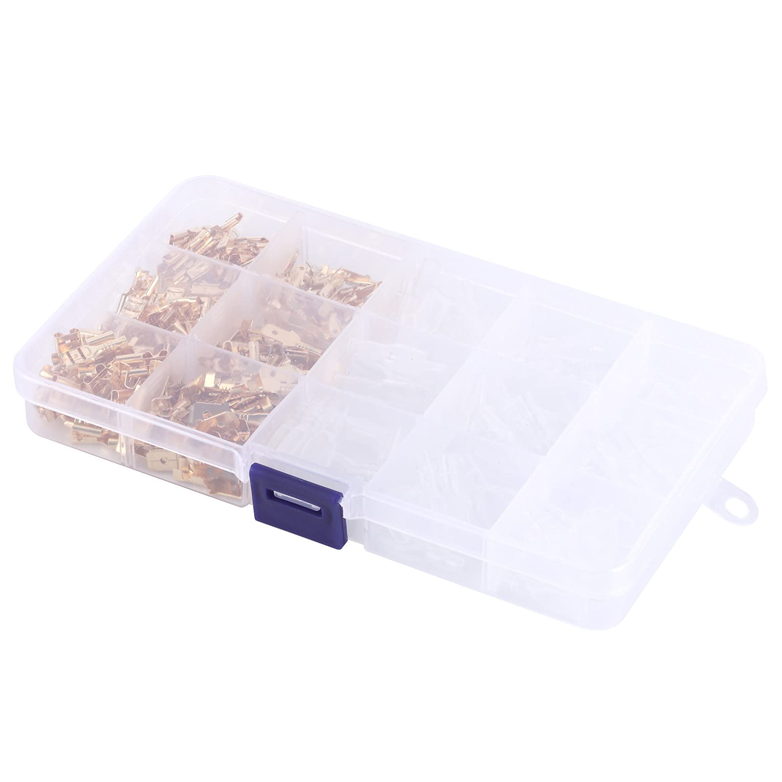 270 pezzi connettori per cavi elettrici terminali maschio femmina forniture industriali 2,8/4,8/6,3 mm - 4