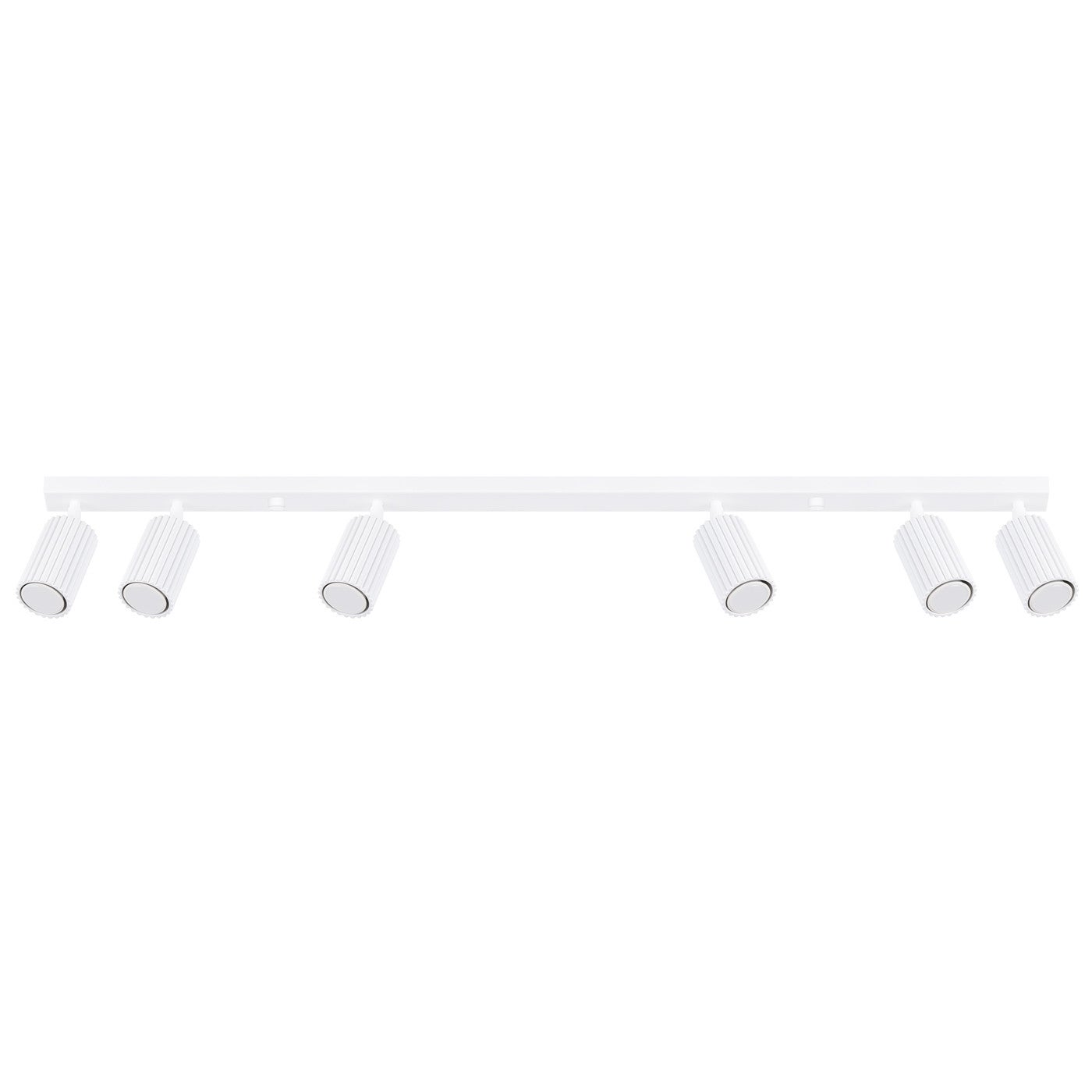 Reflektor sufitowy spot natynkowy Karbon listwa biały 6xGU10x10W wym: 16,5 x 117 x 6,5 cm aluminium Sollux Lighting