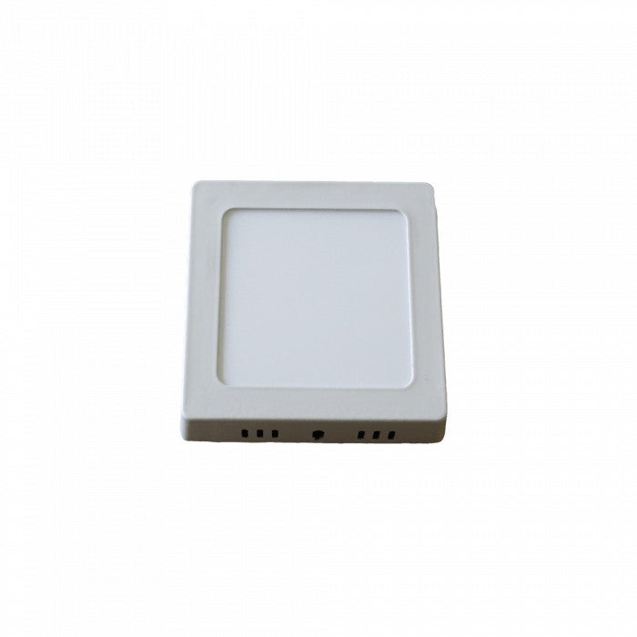 Reflektor sufitowy spot natynkowy kwadratowy Downlight biały klosz mleczny LED 6W 4000K 360lm wym: 0,8 x 11 x 11,6 cm tworzywo sztuczne Ecolight