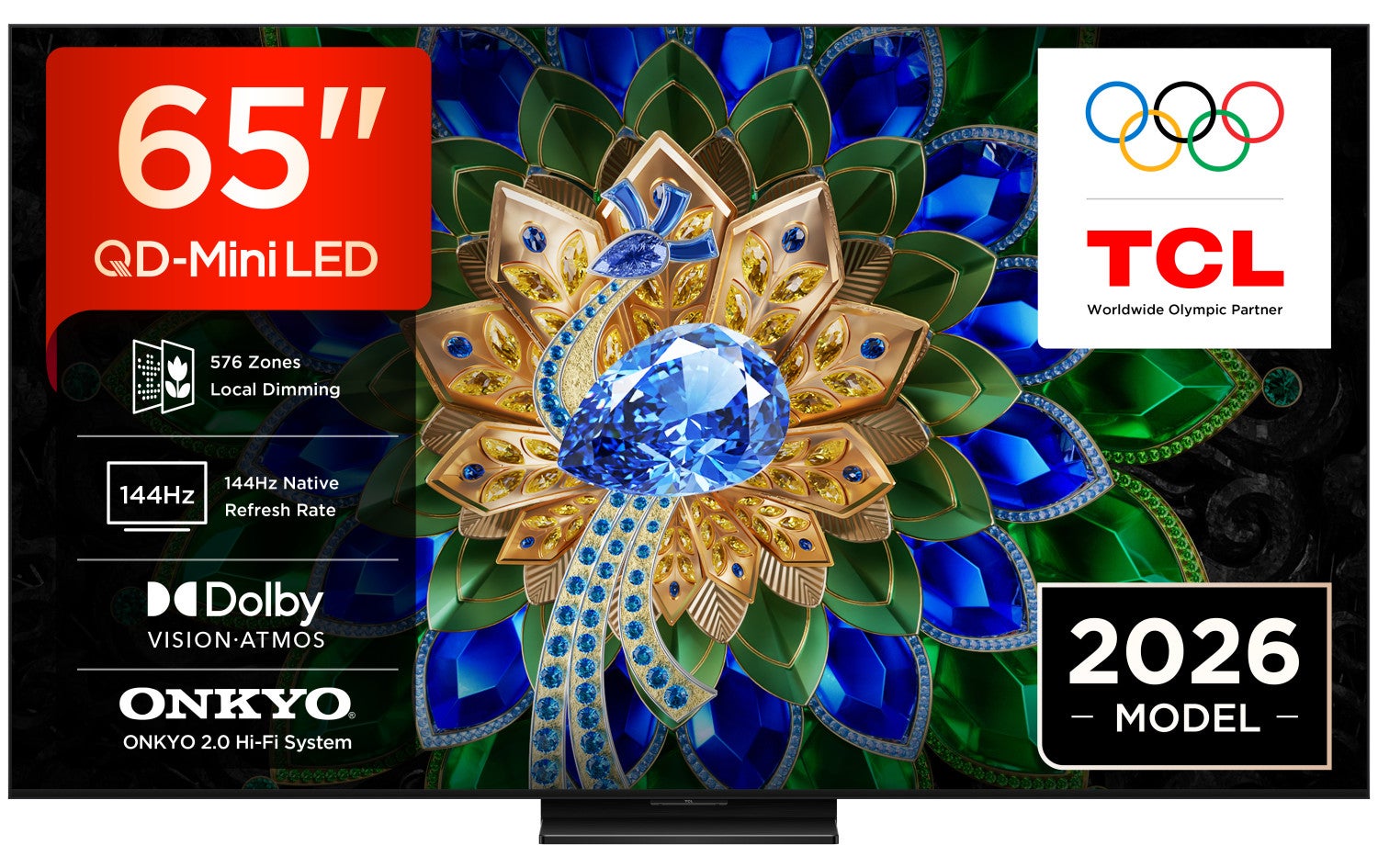 Tcl A400 65A400u Televisor 165,1 Cm (65) 4K Ultra Hd Smart Tv Wifi 2500 Cd / M² Negro , Leroy Merlin