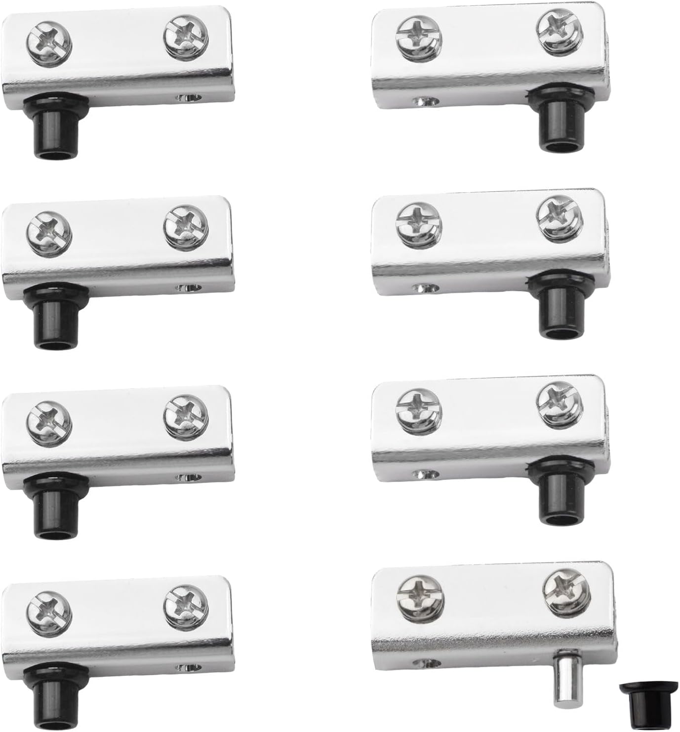 Lot De 6 Charnières P E Guérin Finition Or - 5x5 - 2 Droites Et 4 LH - Occasion