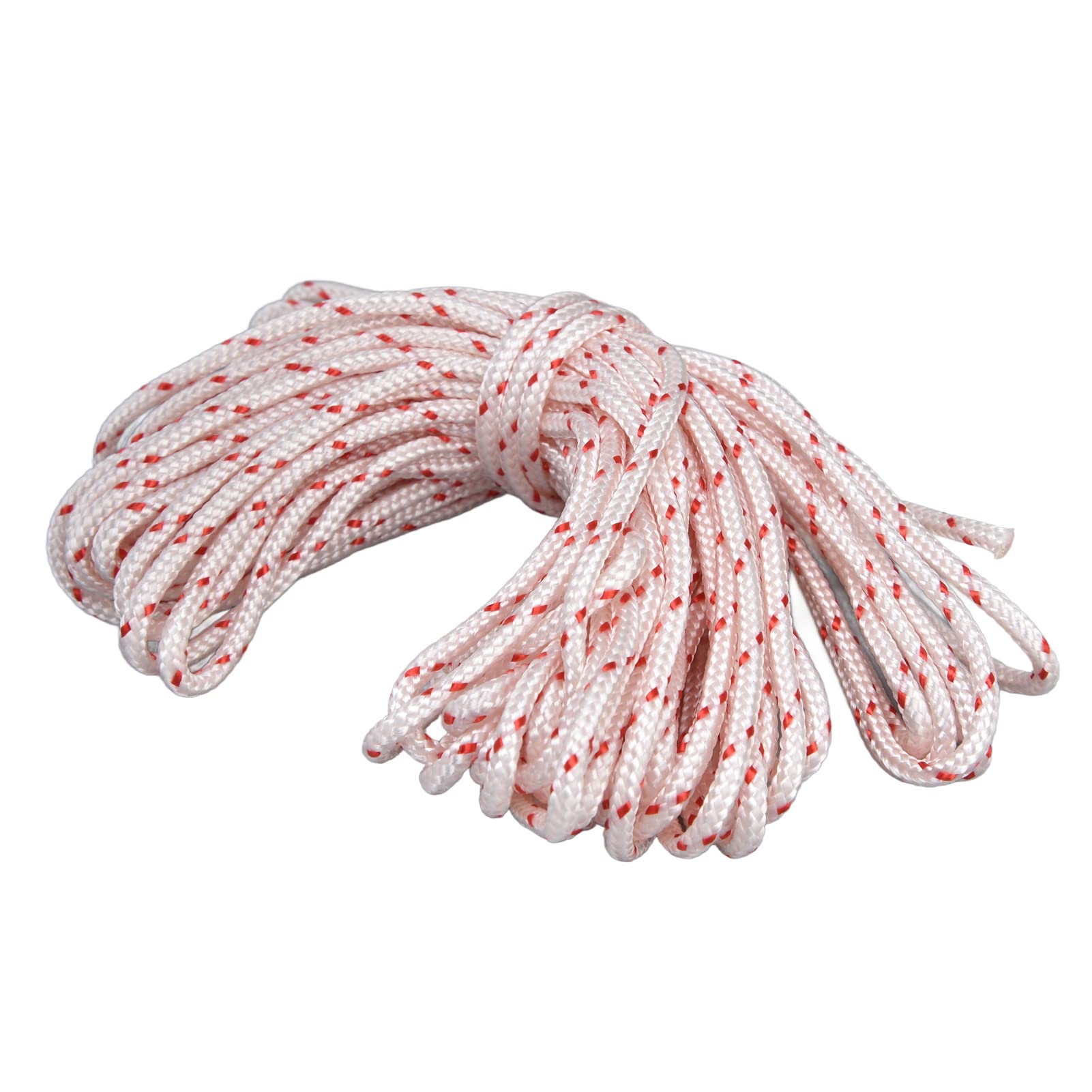 Corde De Démarrage 4mm 50m Nylon Polyester - Corde De Traction Pour Tondeuse, Tronçonneuse, Débroussailleuse - Noir Bleu