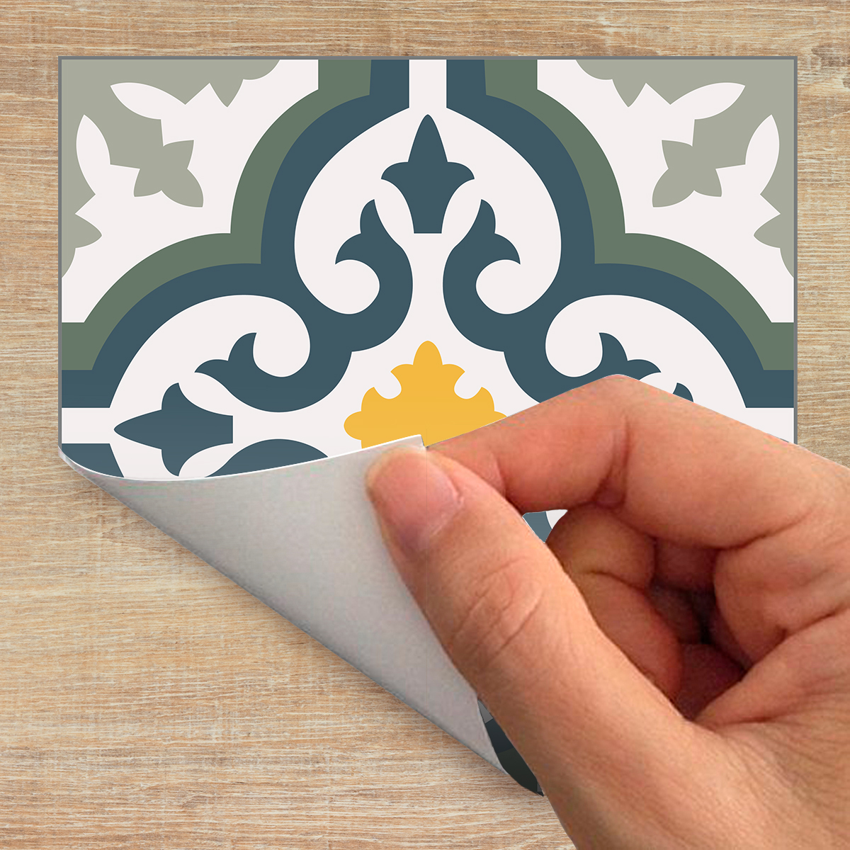 24 adesivi piastrelle di cemento mobili paulina - Sticker adesivo - adesivi murali - 24stickers20x20cm - 4