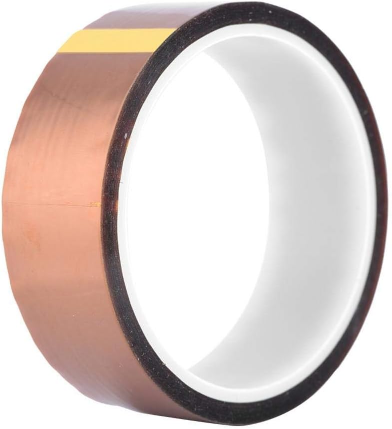 Taśma klejąca odporna na ciepło i wysoką temperaturę (30 mm), taśma Kapton odporna na wysoką temperaturę 250-300 ℃