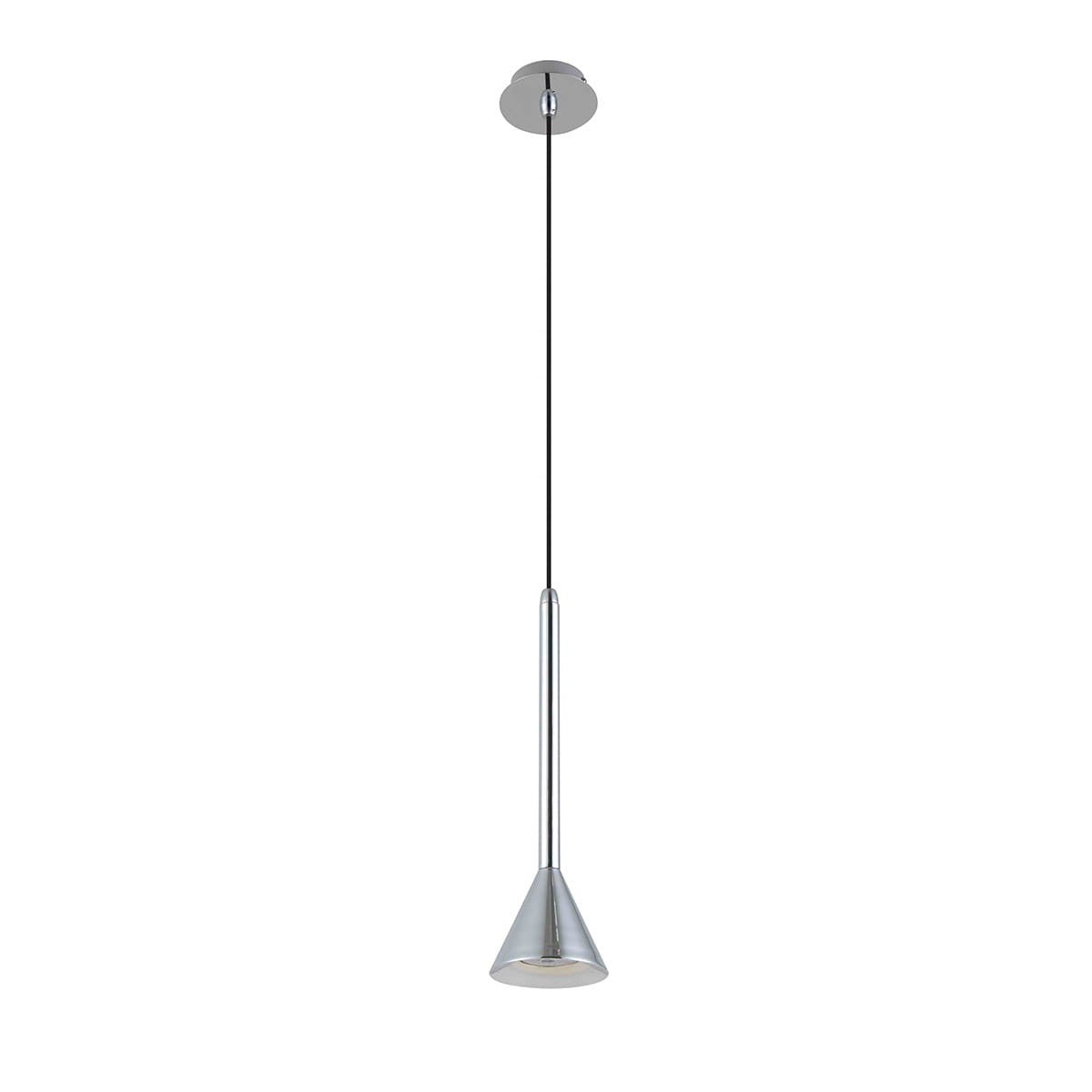 Lampa sufitowa wisząca Anela srebrna 1xGU10x50W nowoczesna wym: 120 x 10 x 10 cm metal Italux