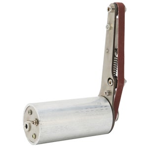 CLISPEED Ponceuse à Bande Portable Pour Tubes Ronds - Kit Ponçage Polissage Métal Inox