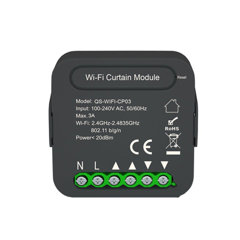 QS-WIFI-CP03 Module de commande intelligent WiFi pour rideaux Tuya ...