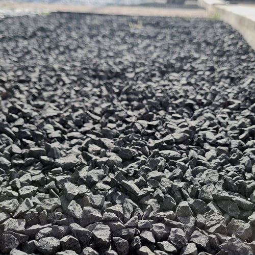 Sac de +/- 150 kg 2,M² Gravier gris foncé Aggly 6/10 concassé