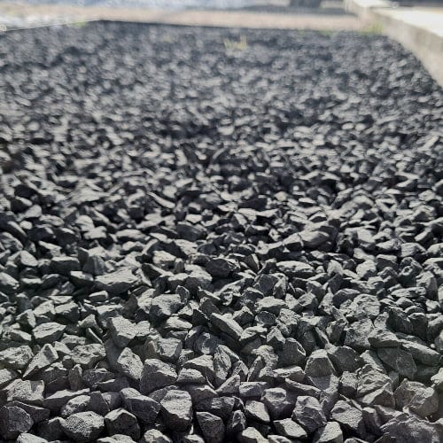 Sac de +/- 150 kg 2,M² Gravier gris foncé Aggly 6/10 concassé