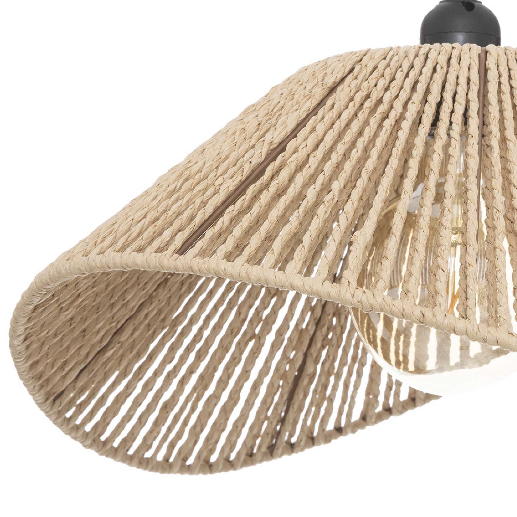 Candeeiro suspenso de corda Gijon 45cm - 7