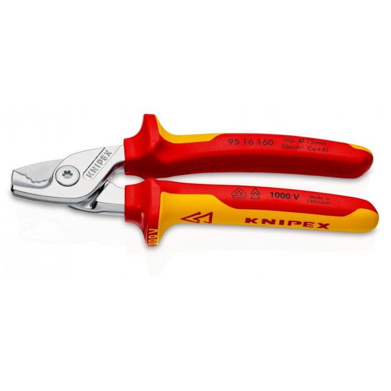 Szczypce tnące KNIPEX StepCut długość 160 mm izolowane rękojeści VDE