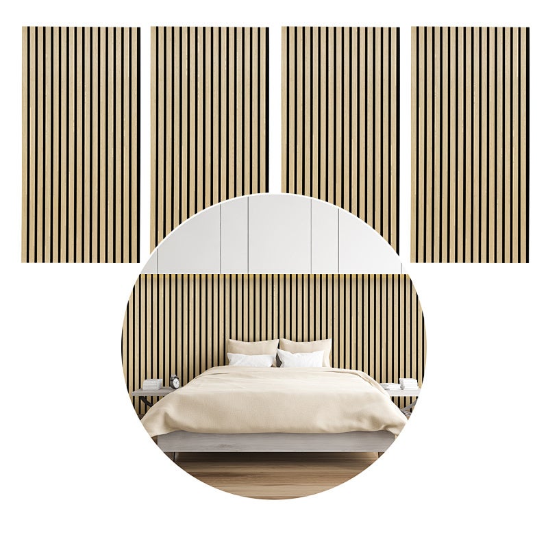 1x drewno Panele akustyczne z drewna 120*60*2,1 cm Panele bambusowe, panele ścienne 3D Okładzina ścienna z prawdziwego drewna