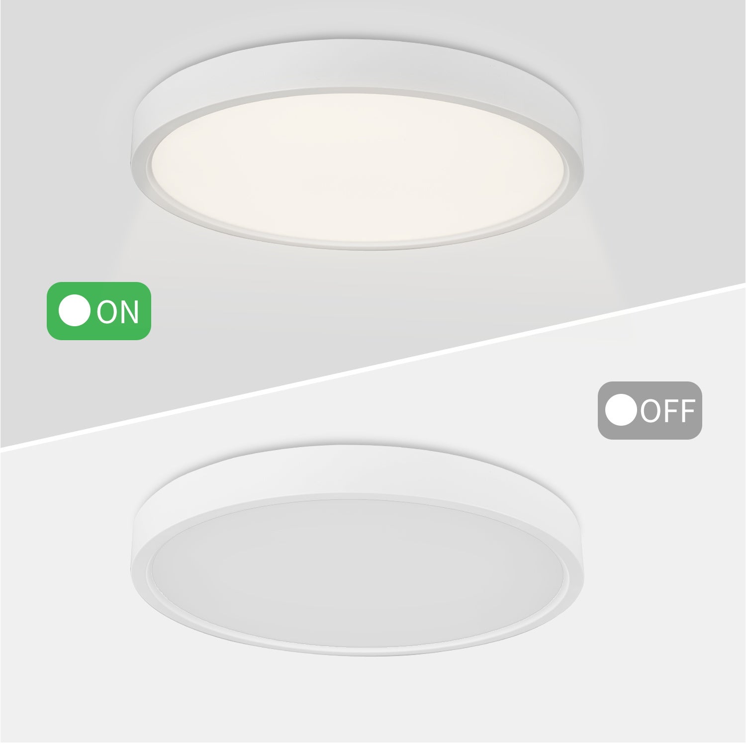 Anten Plafonnier LED Dimmable Rond 24W Ultra-Mince Couleur Température