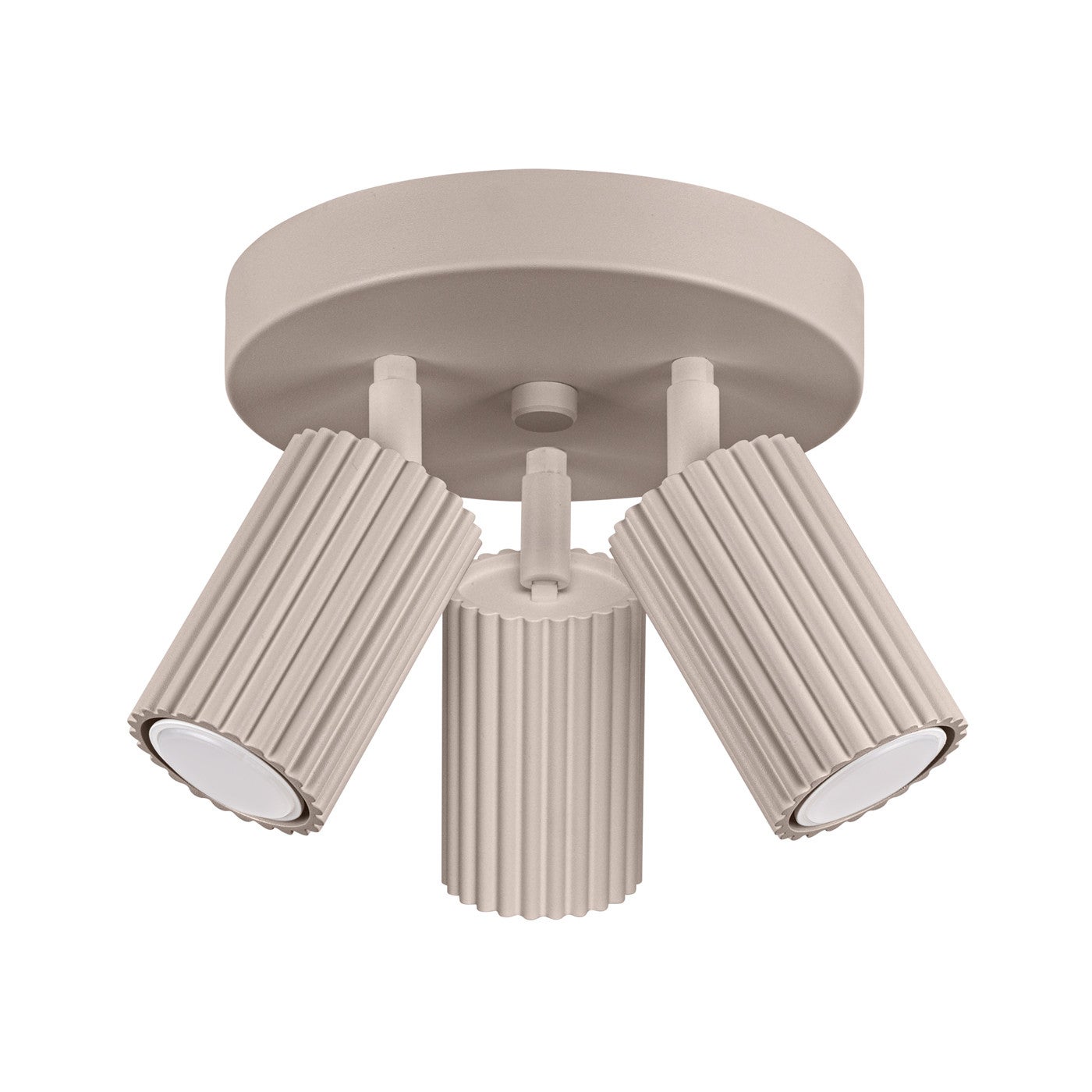 Reflektor sufitowy Spot KARBON taupe 3xGU10x10W wym: 18 x 19,5 x 19,5 cm IP20 Sollux Lighting