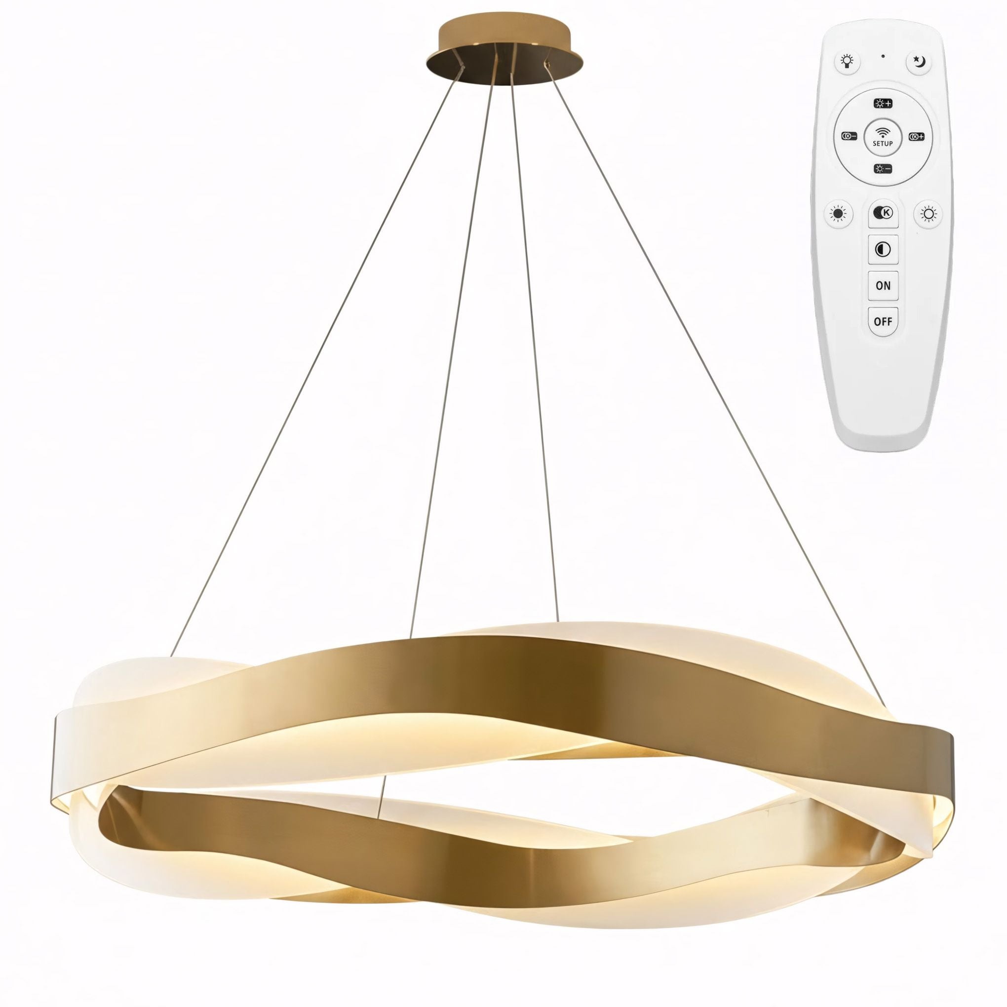 Toolight Lampă Suspendată Led App1802-cp Brush Gold