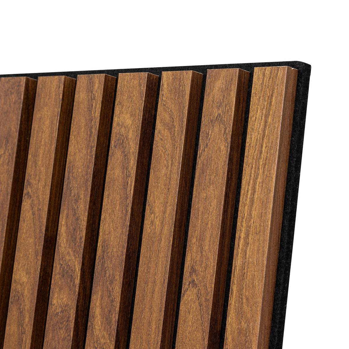 Pannello decorativo da parete Colva in legno scuro 60x60cm - 5