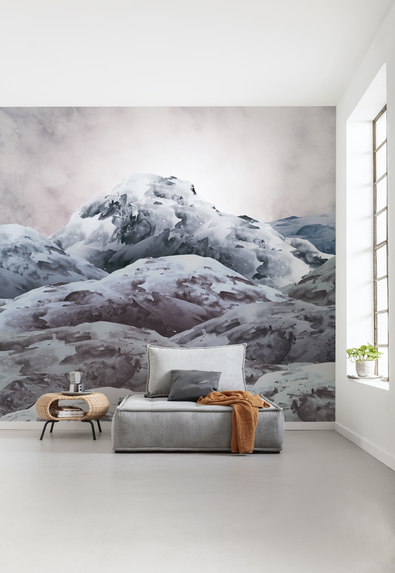 Fototapeta krajobraz różowymIniebieskim - 300 x 280 cm - SANDERS &amp; SANDERS