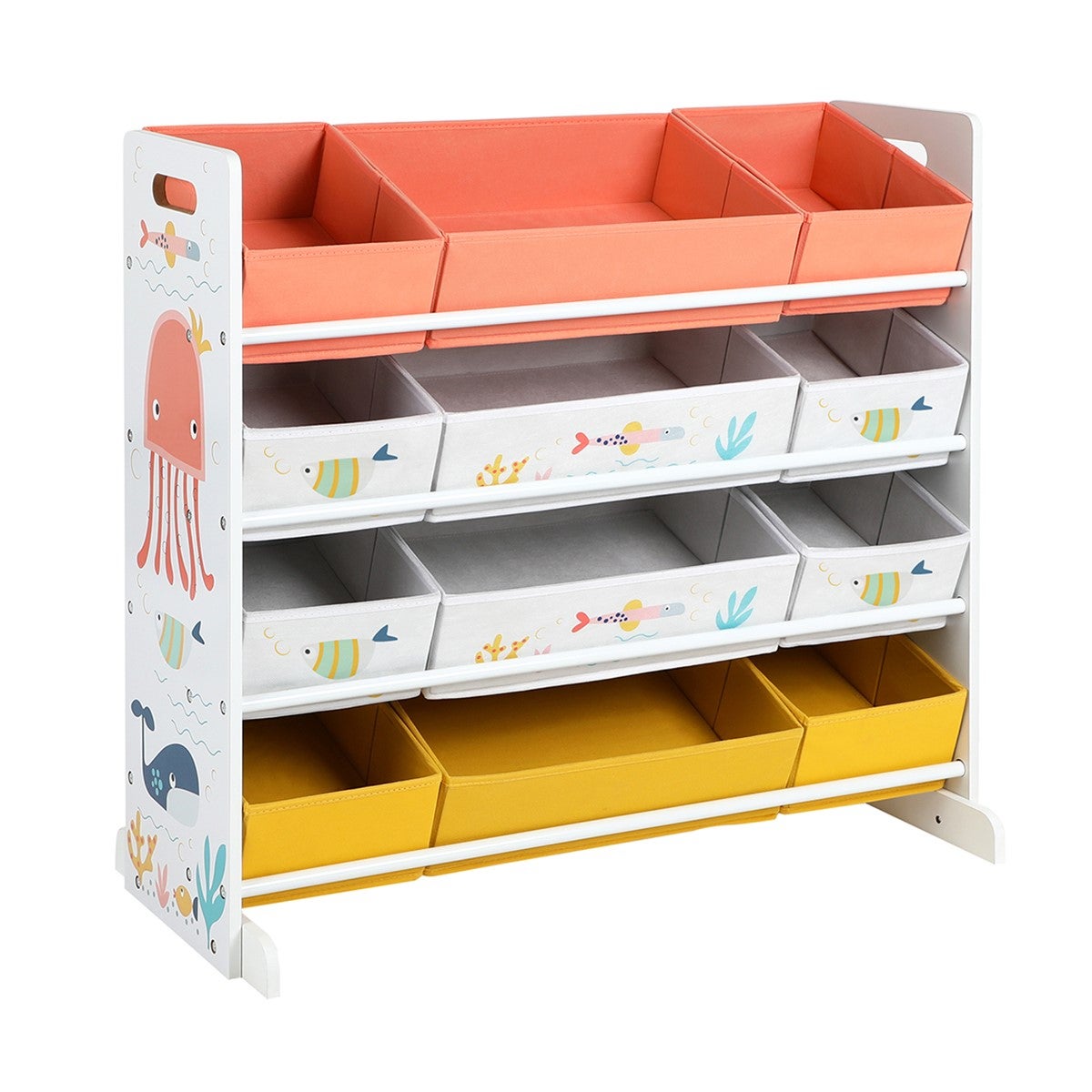Songmics Blanco Estantería De Juguetes Con 12 Cajas - Imagen 3