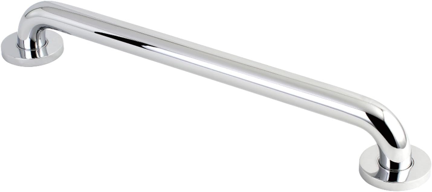 Srebrna poręcz łazienkowa 50*5*7,5 cm, 1 poręcz łazienkowa ze stali nierdzewnej, bez barier, do toalety