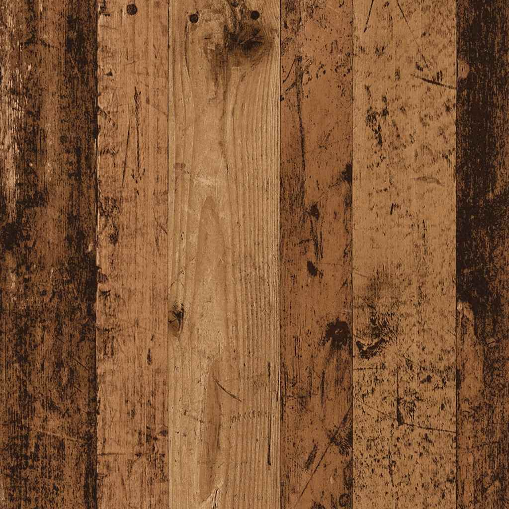 Bibliothèque/séparateur de pièce vieux bois 80x24x186 cm - 8