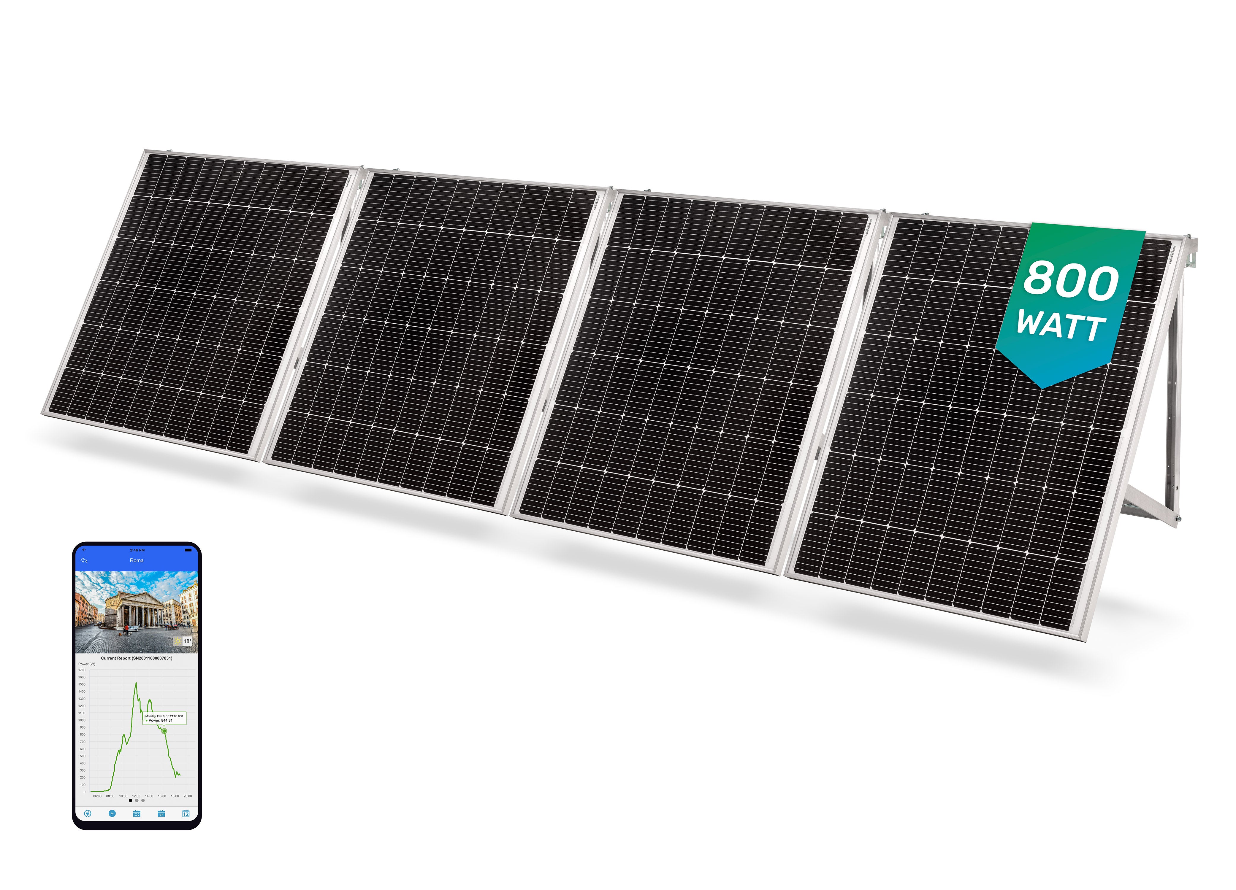 TS Power PnP8.0: fotovoltaico da balcone 800W, kit plug & play con ...