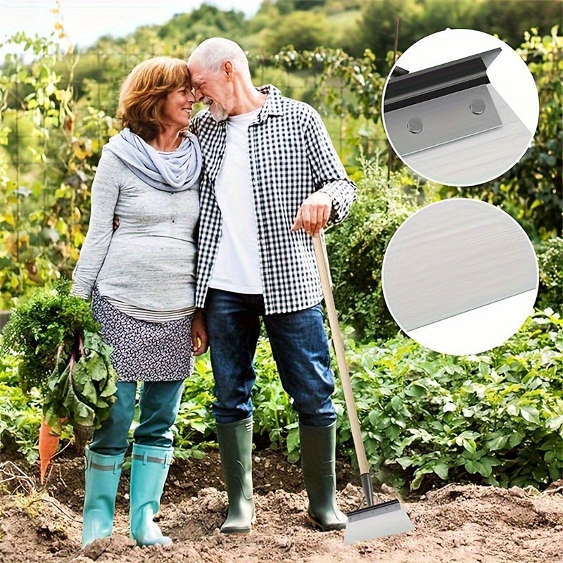 Pelle de jardin polyvalente en acier au manganèse, sans manche, idéale pour le désherbage et le nettoyage extérieur, 23 cm - 7