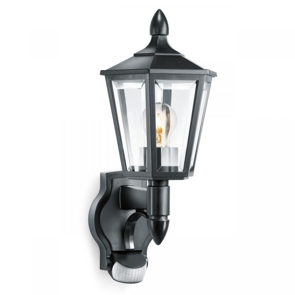 Steinel Aplique Exterior Con Detector De Movimiento L 15 S E27 Max. 60 W Negro , Leroy Merlin