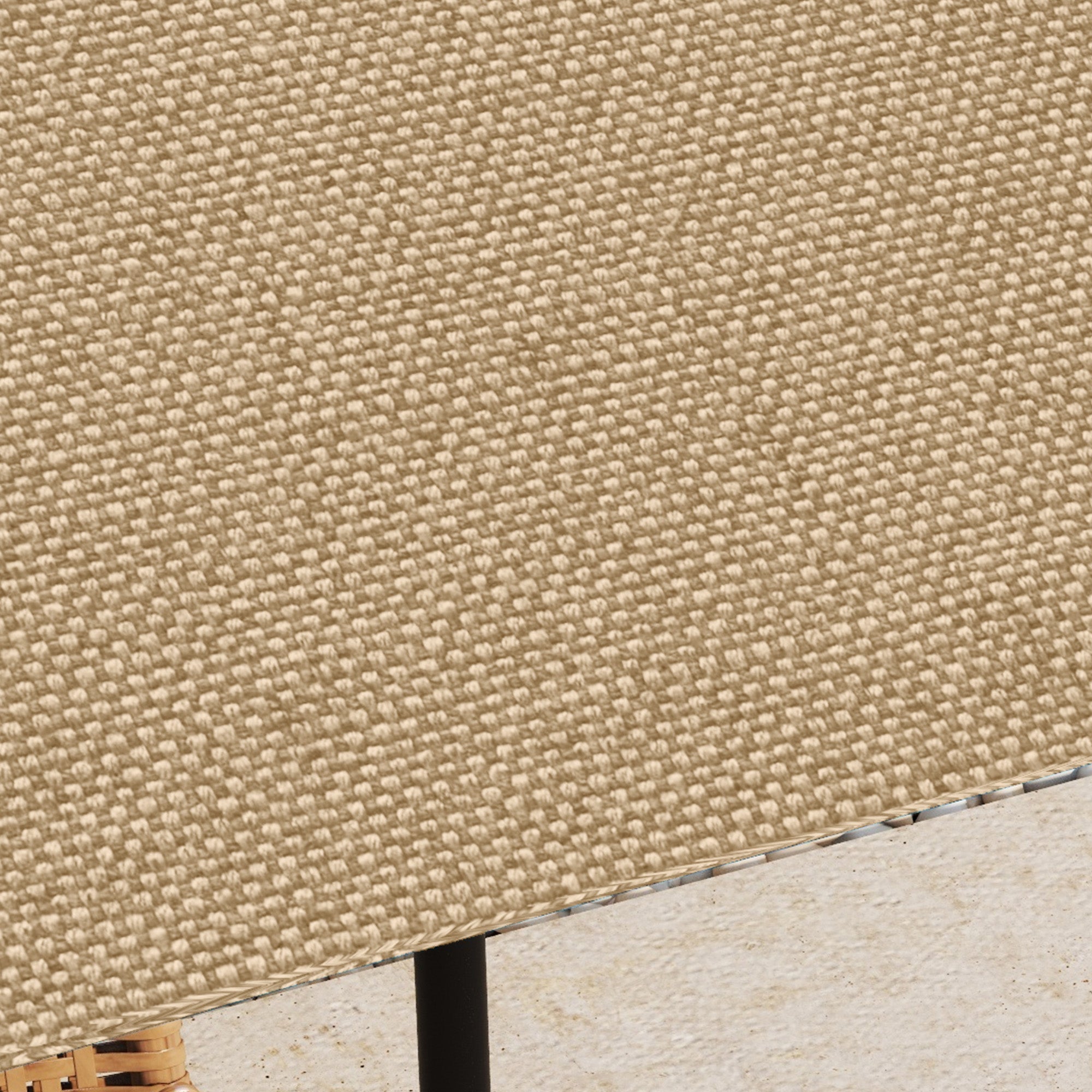 Techo de Repuesto para Gazebo 3x3m, Cubierta con Agujeros de Drenaje, SOLO EL TECHO, Beige - 9