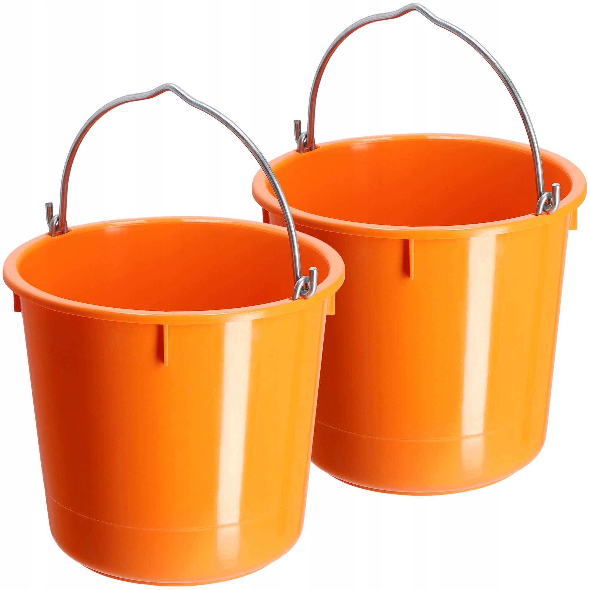 WIADRO BUDOWLANE 12L GOSPODARCZE OGRODNICZE PLASTIKOWE MOCNE ZAPRAWĘ 2 szt