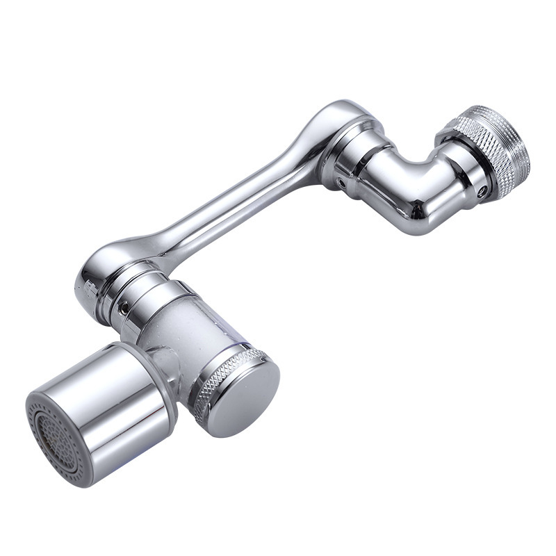 Obrotowy kran przedłużający 1080°, wielofunkcyjny, regulowany kran natryskowy z ceramicznym rdzeniem, kran napowietrzający z adapterem 2-trybowym