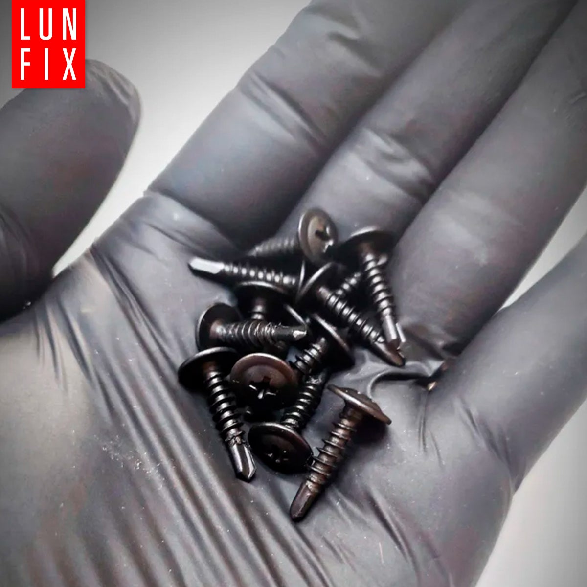 Wkręty do metalu samowiercące fosfatowane z łbem podkładkowym 4,2x16mm 100szt. - 3