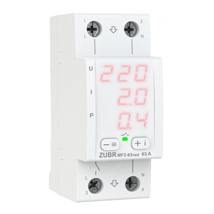 Relé De Control De Tensión Monofásica En 3 Módulos, Relé Multifunción